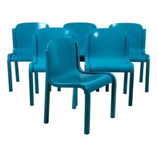 Mito Chairs by Carlo Bartoli for Tisettanta, 1969, Set of 6 For Sale