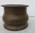Antique bronze mortar, slight iron content, slight magnetic reactions. Natural deep brown patina with thick, heavy walls....