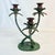 Boho Chic 1970s Vintage Coastal Boho Chic Tole Palm Tree 3-Arm Candelabra. For Sale - Image 3 of 11