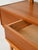 Wood Scandinavian Teak Dressing Table with Reclining Mirror, 1960s For Sale - Image 7 of 9