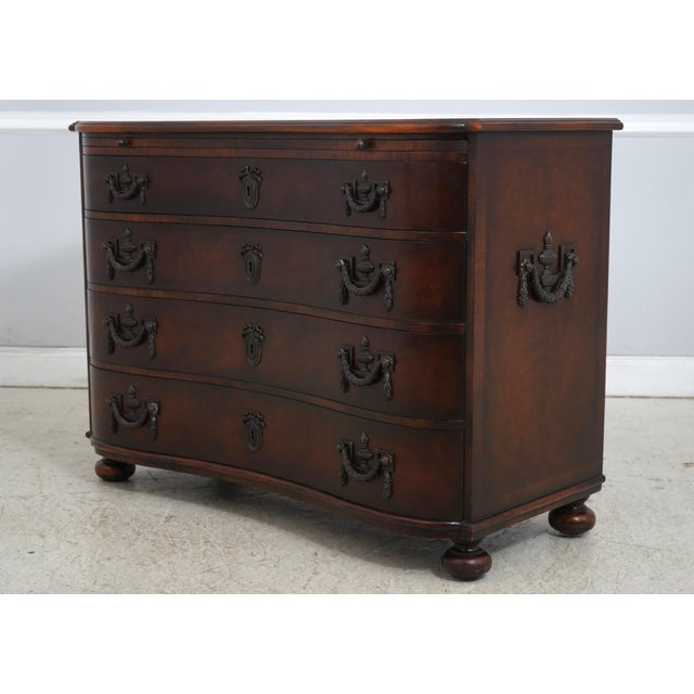 Age: Approx. 20 Years Old Details: Pull Out Slide w. Leather Surface Bun Feet Dovetailed Drawer Construction High Quality...