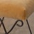 Panoplie Iron Loop Stool, Camel Mohair For Sale - Image 9 of 11