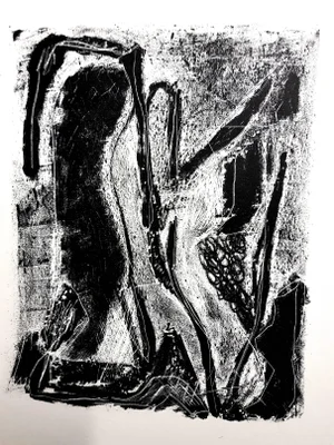 Jean-Michel Atlan - Kafka - Original Lithograph 1946