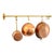 Ext Lrg Brass Wall Mount Kitchen/Railing/Rod 23.5" For Sale
