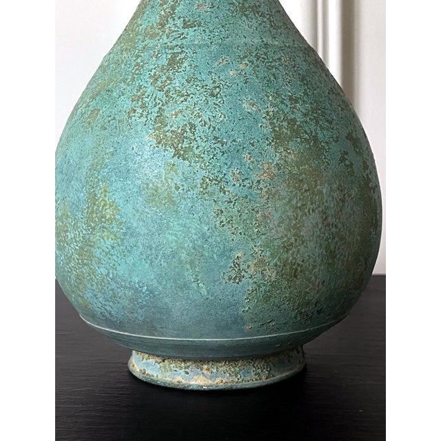 Korean Bronze Bottle Goryeo Dynasty For Sale - Image 11 of 17