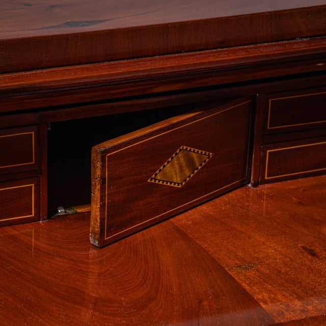 Antique Biedermeier Writing Chest, 1820 For Sale - Image 12 of 14
