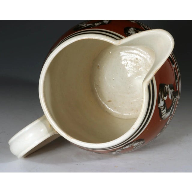 Early 19th Century Antique English Mocha Pottery Earthworm Jug, Circa 1820 For Sale - Image 5 of 10