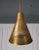 Metal Brass Ceiling Lamp attributed to Hans Bergström, Sweden, 1950s For Sale - Image 7 of 9