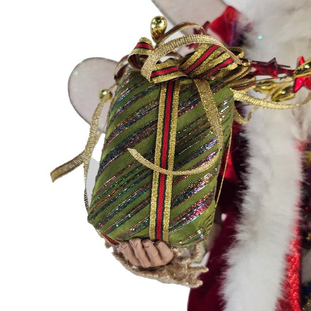 Textile Mark Roberts Retired Limited Edition "Jolly Sitting Santa Small” 18" 81/750 Coa For Sale - Image 7 of 10