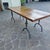 Brown Coffee Table with Walnut Top and Forged Iron Base, 1670 For Sale - Image 8 of 11
