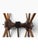 American Primitive Wooden Object on Metal Stand For Sale - Image 4 of 5