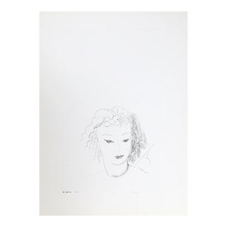 Early 21st Century "Visage" Etching by Marie Laurencin For Sale
