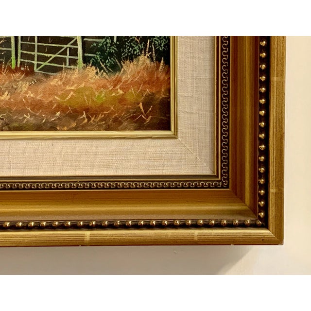 Realism Vincent Selby, Traditional English Countryside Original Oil Painting British Landscape Artist, Circa 1980 For Sale - Image 3 of 6