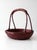 Wood Vintage Hand-Woven Bamboo Basket With Wrapped Handle For Sale - Image 7 of 12