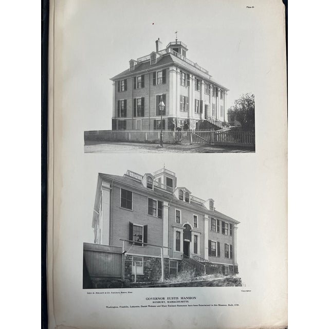 1914 The Architecture Interiors and Furniture of the American Colonies During the 18th Century Book For Sale - Image 9 of 12