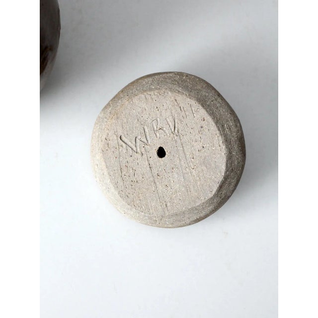 Vintage Studio Pottery Jar For Sale - Image 9 of 12