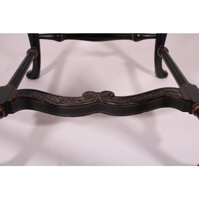 Wood George II Style Chinoiserie Decorated Side Chair For Sale - Image 7 of 11