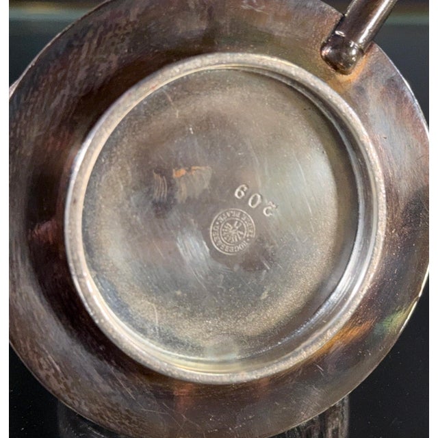 Silver Antique Rogers & Bros Silverplate Aesthetic Movement Napkin Ring With Butterfly and Fan, c.1870s-1880s For Sale - Image 8 of 8