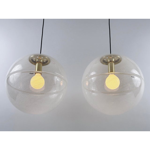 Mid-Century Modern Sfera Pendant Lamps from Guzzini, Italy, 1970s For Sale - Image 16 of 18