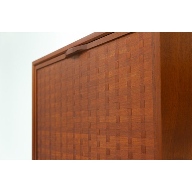 Mid-Century Modern Danish Modern 3-Bay Modular Teak Wall Unit by Poul Cadovius for Cado, 1960s. For Sale - Image 3 of 18
