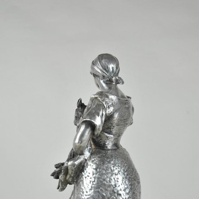 R Rozet, Agricultural Trophy, Early 20th Century, Silvered Christofle Bronze For Sale - Image 15 of 18