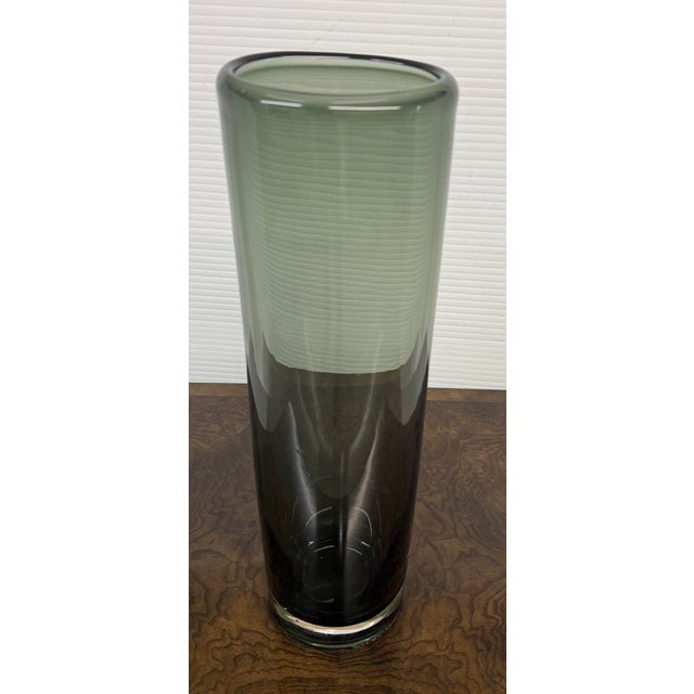 Design Plus Gallery presents an Ombre Smoked Glass Vase by Debra Moore. The vase has her etched signature at the base that...
