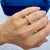 Gold Ladies 18k Yellow Gold 1.50ctw Bezel Set Half Eternity Band Ring, Size 6.5 For Sale - Image 8 of 8