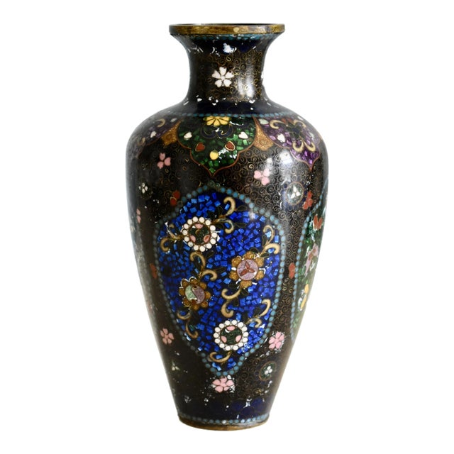 Antique Asian Cloisonné Vase For Sale