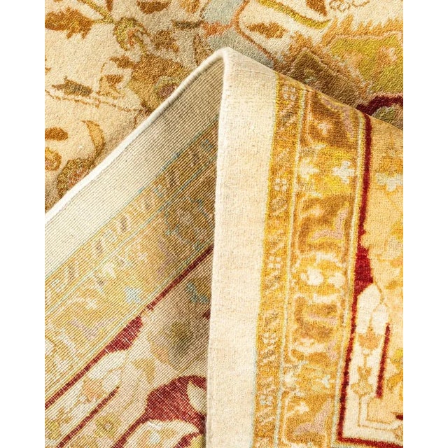 Mogul, One-of-a-Kind Hand-Knotted Area Rug in Ivory, 6' 1" x 9' 0" For Sale In New York - Image 6 of 8