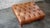 Vintage Thomasville Tufted Distressed Leather Chesterfield Cocktail Ottoman For Sale - Image 10 of 14