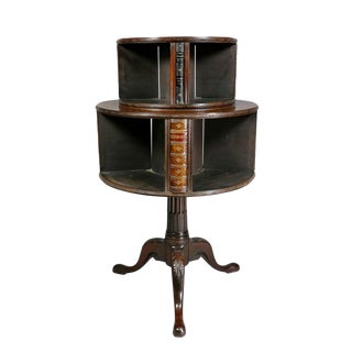 George III Style Mahogany Revolving Bookstand For Sale