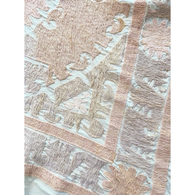 Central Asian Suzani Embroidery Wall Decor For Sale - Image 4 of 6