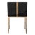 "Bianca" Chair With Bronze and Stainless Steel, Hand Crafted For Sale - Image 4 of 8