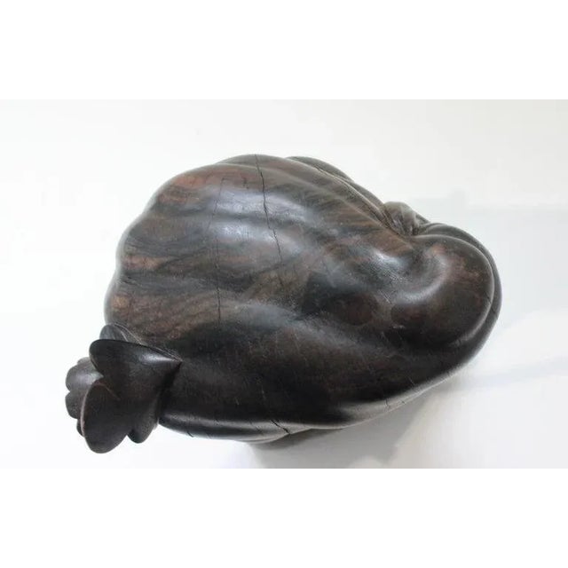 1960s Rosewood Balinese Bust of a Young Woman For Sale - Image 9 of 13