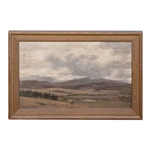 James Craig Nicoll (American 1846-1918) Adirondack Clouds Mountains Landscape Oil Painting 1906