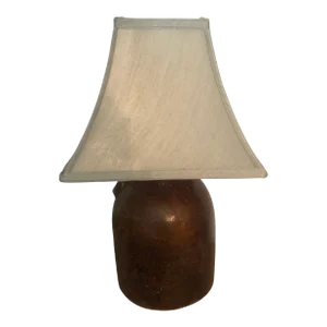 Vintage Crock Wear Jug and Shade