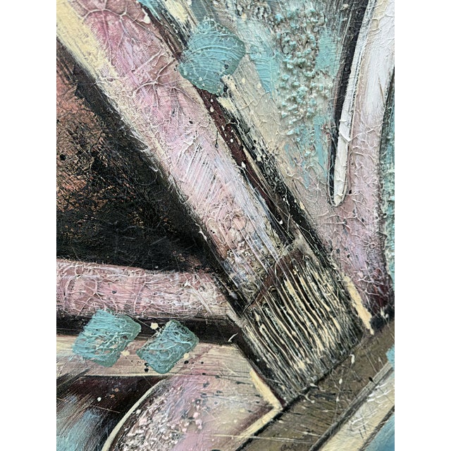 80’s Lee Reynolds Abstract Painting For Sale In Greenville, SC - Image 6 of 7