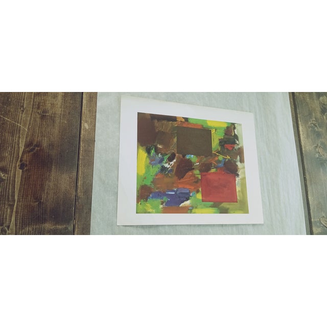 1980s Original Art Print Untitled Hans Hofmann For Sale - Image 4 of 5