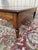 Wood Vintage French Coffee Table in Oak with Marble, 1980s For Sale - Image 7 of 8