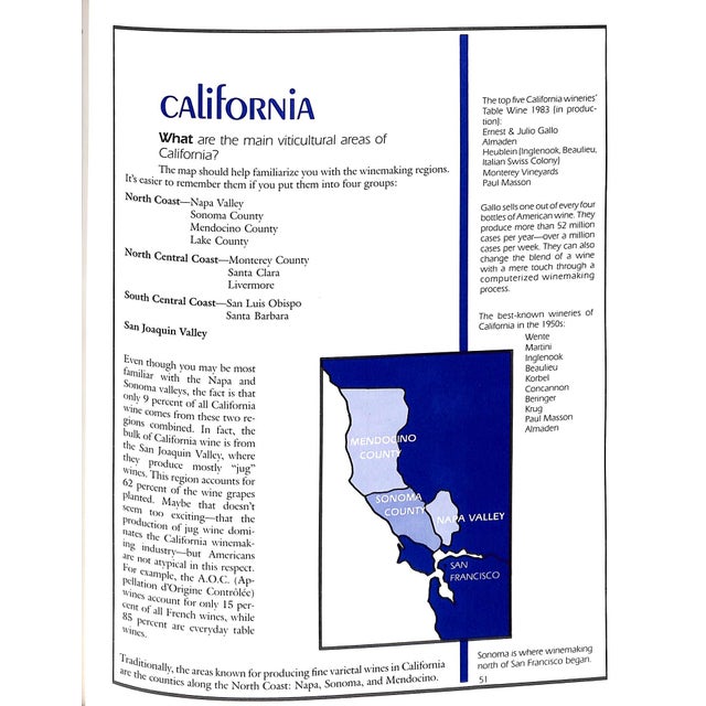 "Windows on the World: Complete Wine Course" 1985 Zraly, Kevin For Sale In New York - Image 6 of 8