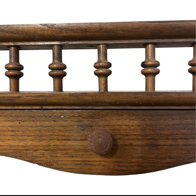 Charming vintage French wall-mounted plate rack, sourced from Normandy, France, dating to circa 1980s. Featuring a rich,...