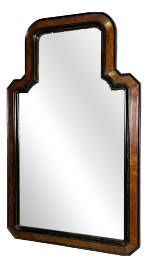 Art Deco Italian Wall Mirror in Wood, 1930s