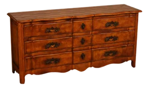 Century Louis XV Style French Provincial Triple Dresser