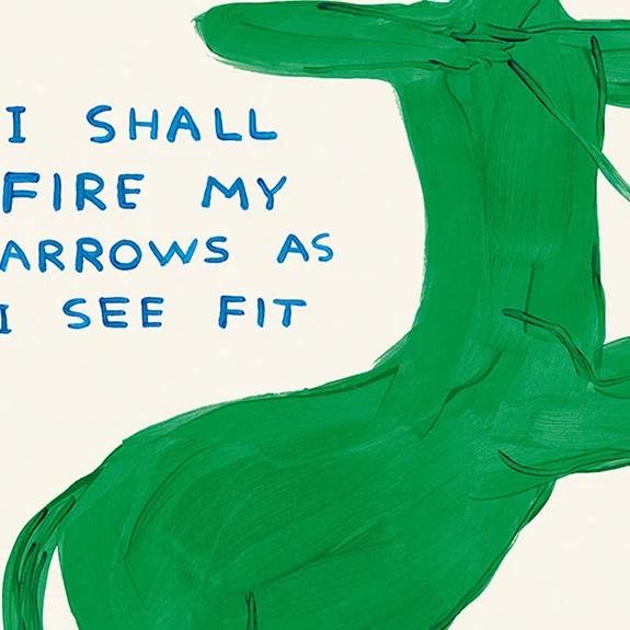 David Shrigley Sagittarius Signs of the Zodiac Lithograph Poster (Individual), 2021 For Sale - Image 4 of 5