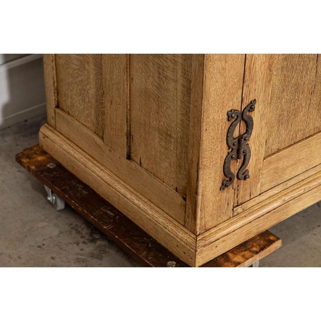 Large 19th Century English Bleached Oak Dresser For Sale - Image 18 of 18