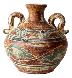 Vintage Vase With Handles
