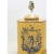Late 20th Century A Pair of Vintage English Chinoiserie Hand-Painted Yellow Tea Canister Table Lamps For Sale - Image 5 of 8