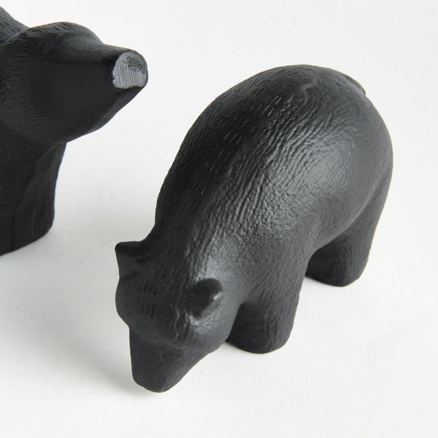 Modern Koda Bear Sculptures St/2 For Sale - Image 3 of 3