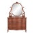 Early Widdicomb Antique Victorian Carved Mahogany Serpentine Front Dresser With Mirror, Circa 1890s For Sale