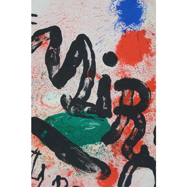 Joan Miro, Abstract Composition, Lithograph For Sale - Image 3 of 6